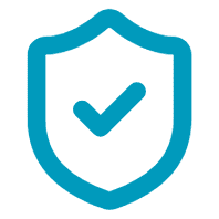 Shield with checkmark icon